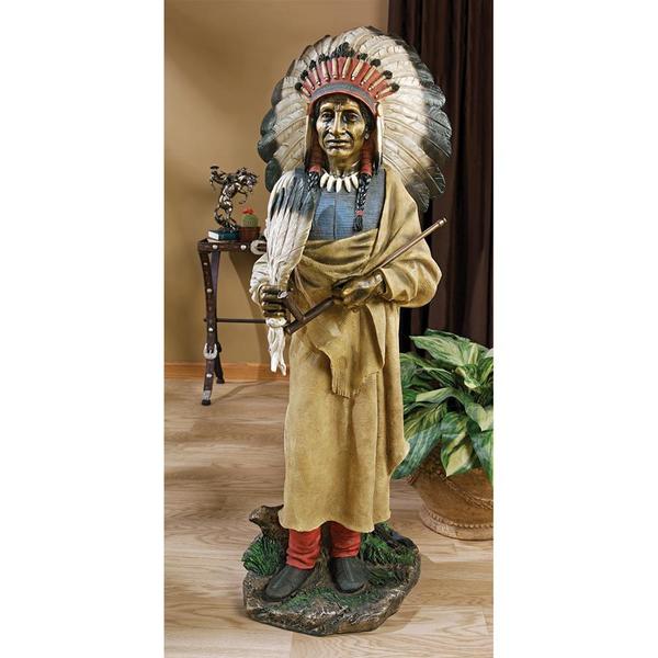 Design Toscano Native American Indian Spirit Chief Statue KY79841